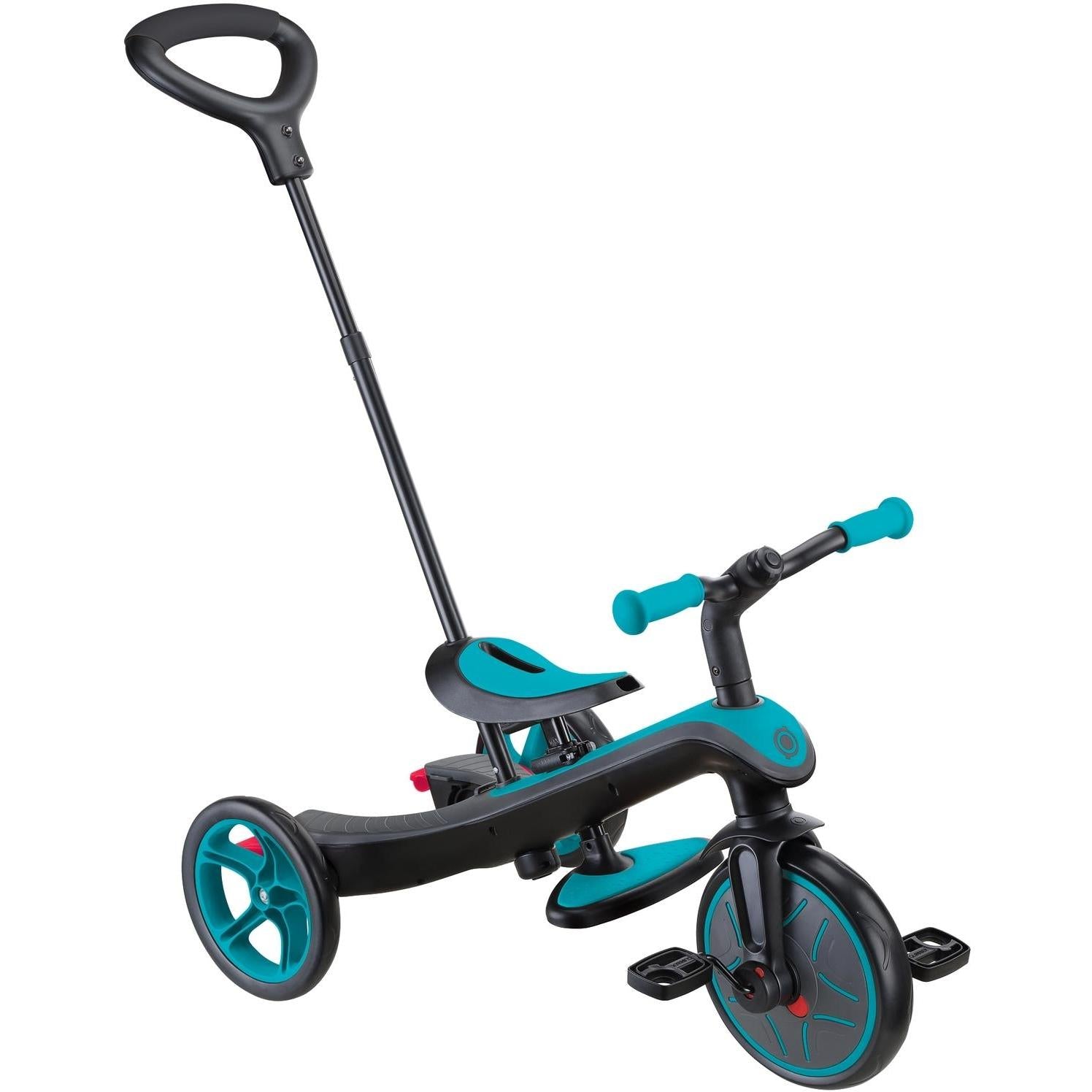 Globber Explorer 4in1 Kids Trike w/ Folding Canopy Teal