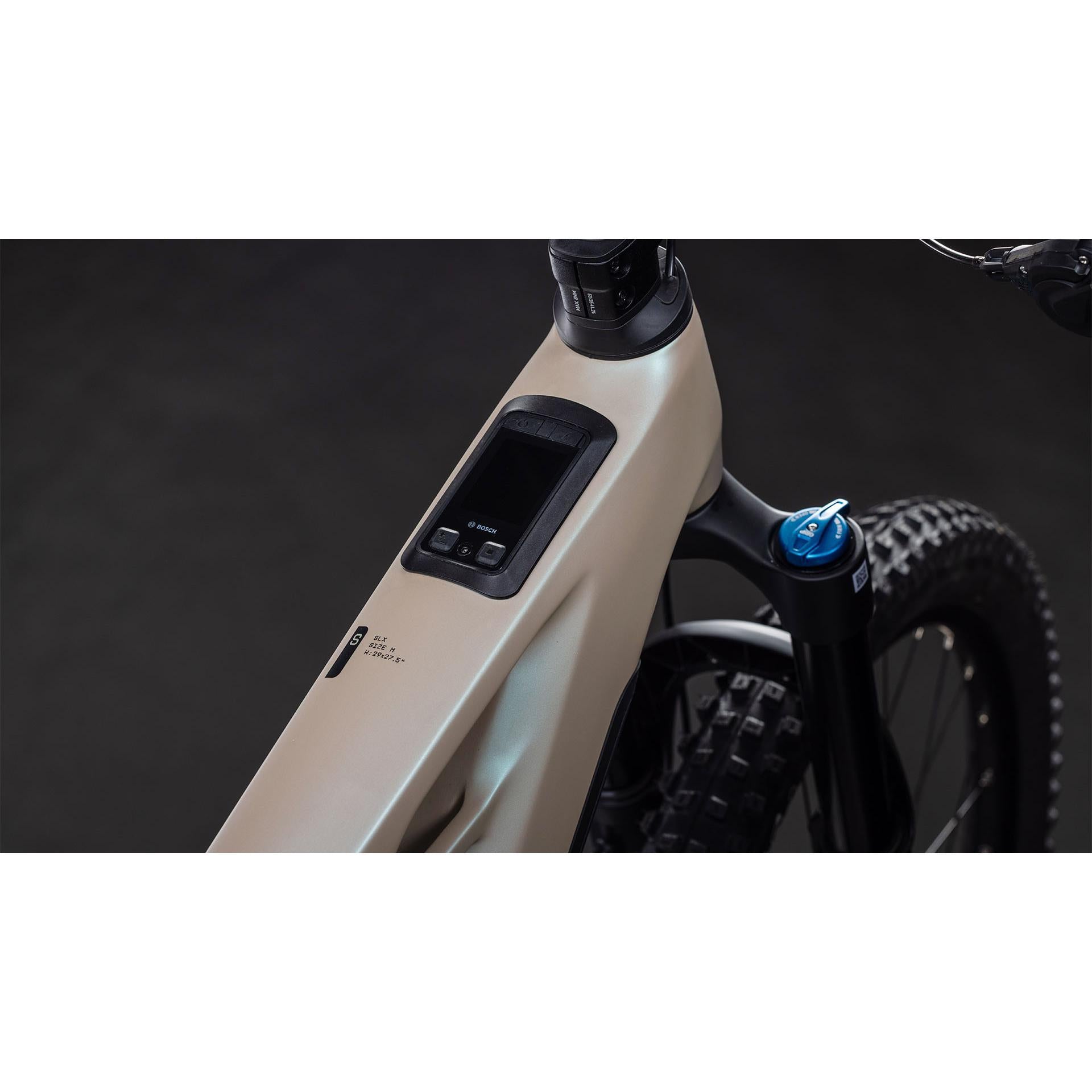 Cube Stereo Hybrid ONE77 HPC SLX 800 Electric Enduro Bike Glintsand'n'Black