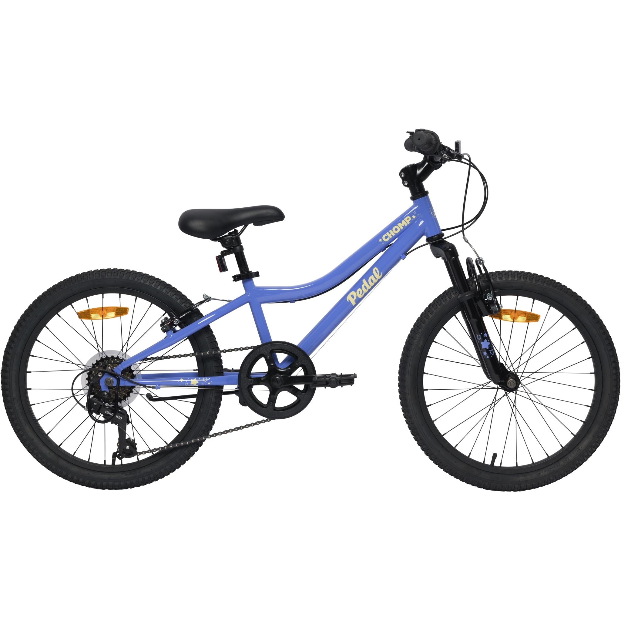 Pedal Chomp Steel 20'' Kids Bike Lilac Night