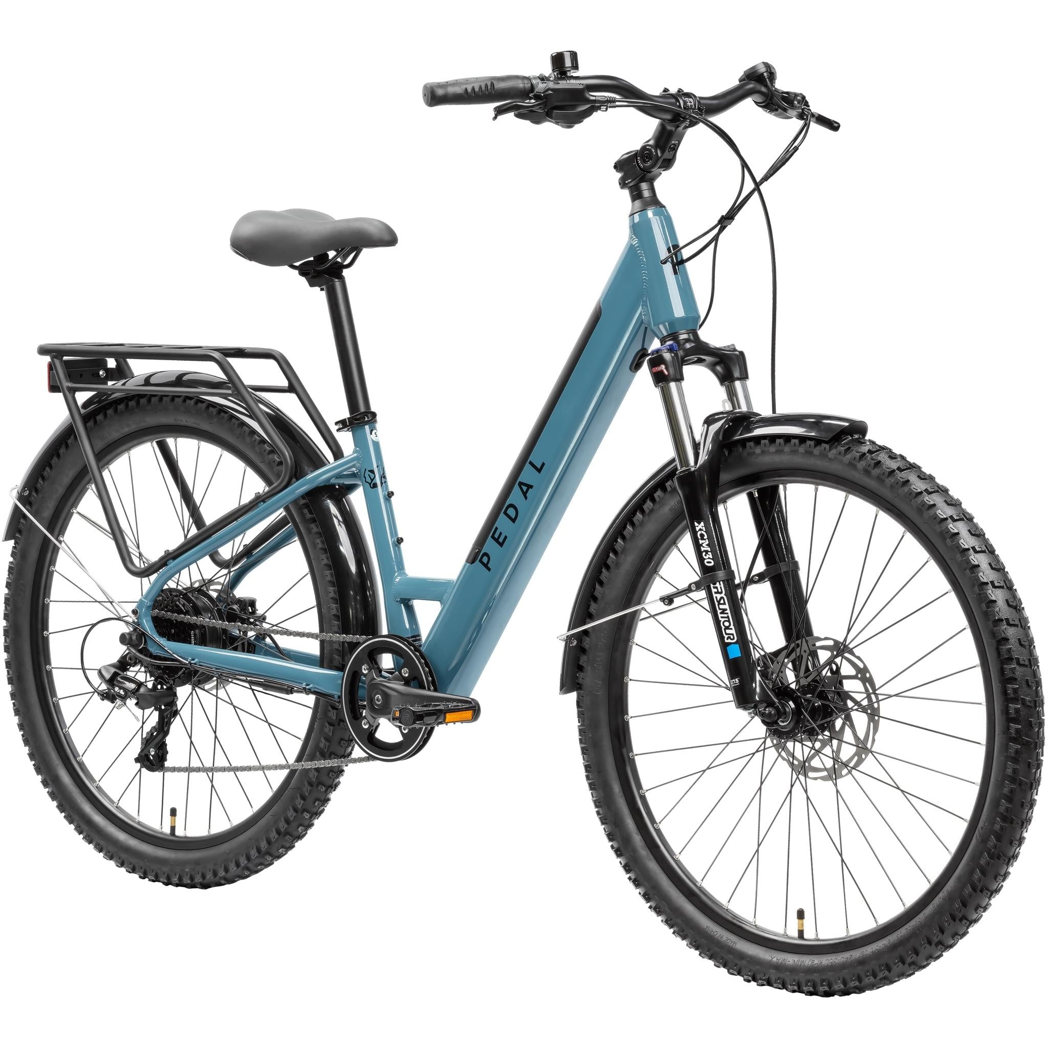 Pedal Coyote 3 ST Tour Electric Hardtail Mountain Bike Slate Grey