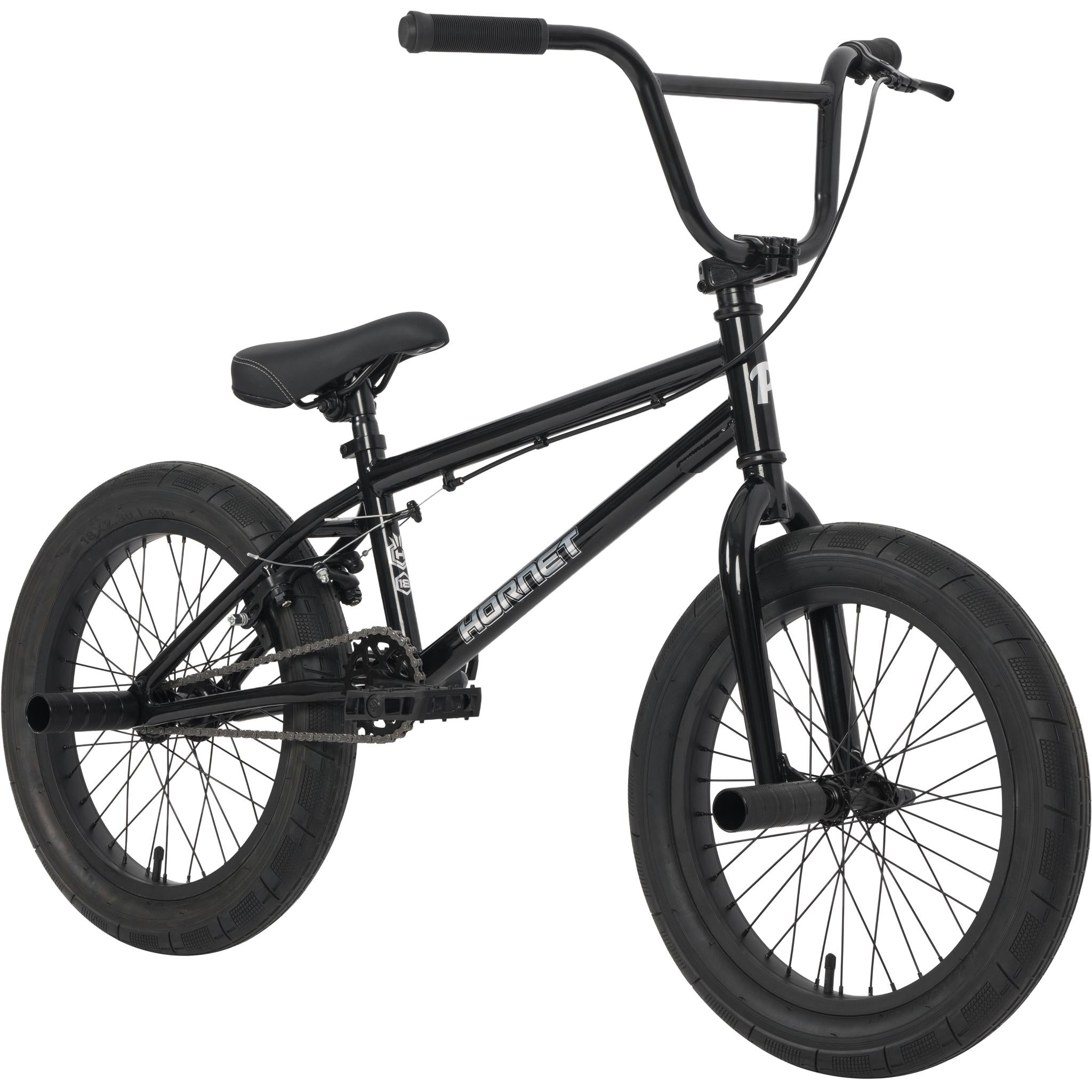 Pedal Hornet 2 18'' Kids BMX Bike Gloss Black