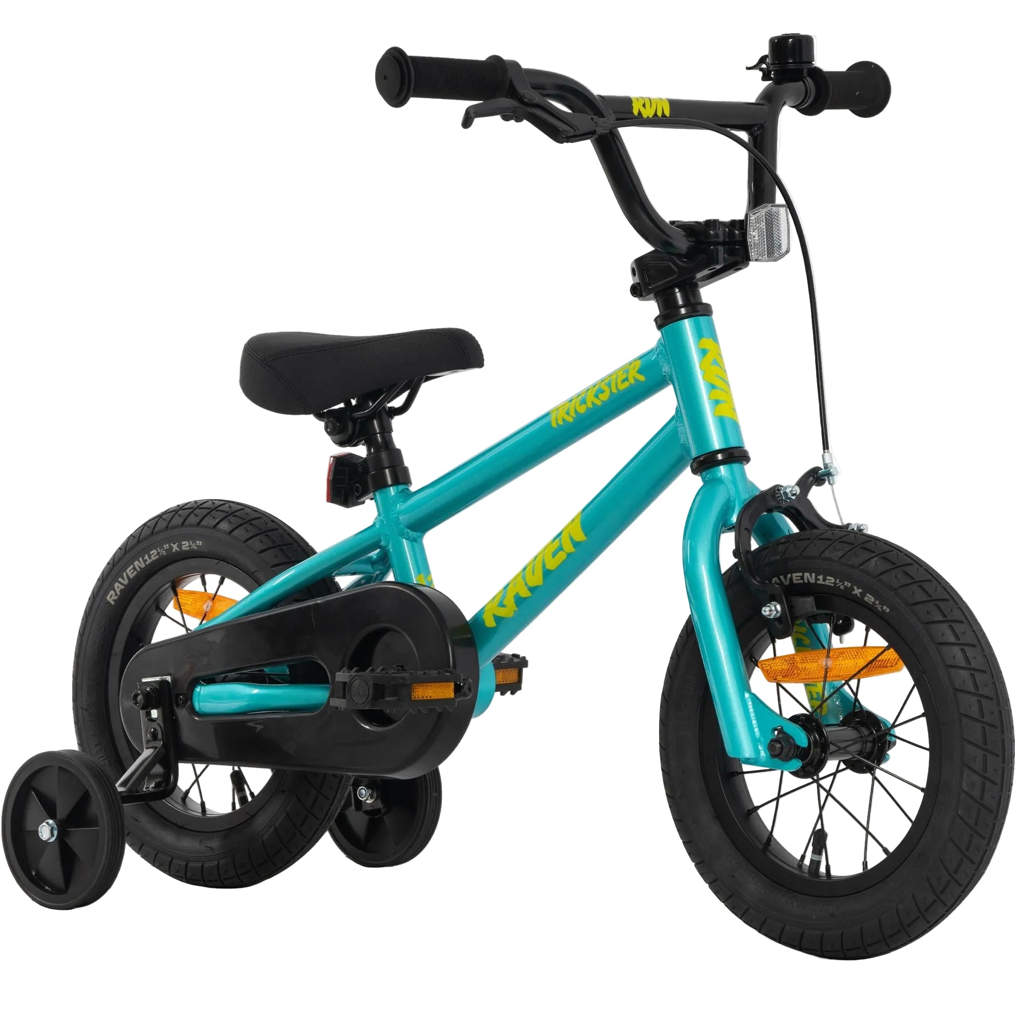 Raven Trickster Alloy 12'' Kids BMX Bike Solar Aqua